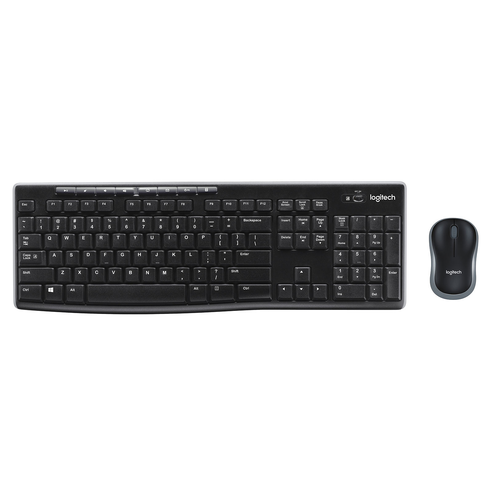 LOGITECH SOURIS + CLAVIER ORDINATEUR MK270