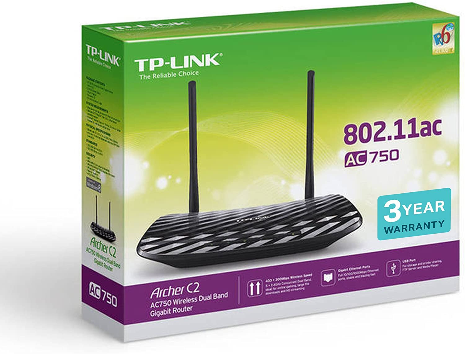TP-LINK WIRELESS DUAL BAND ARCHER C2