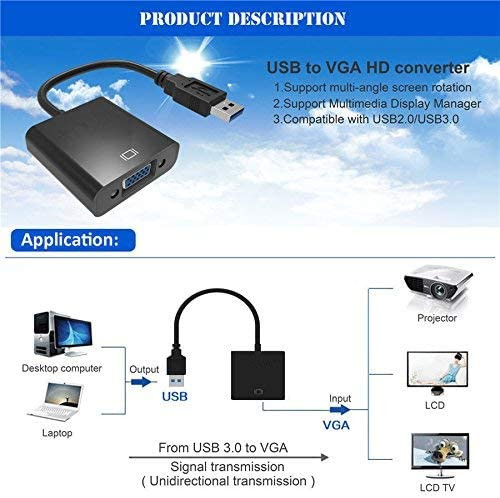 CONVERTISSEUR ADAPTATEUR USB 3.0 TO VGA – Image 3
