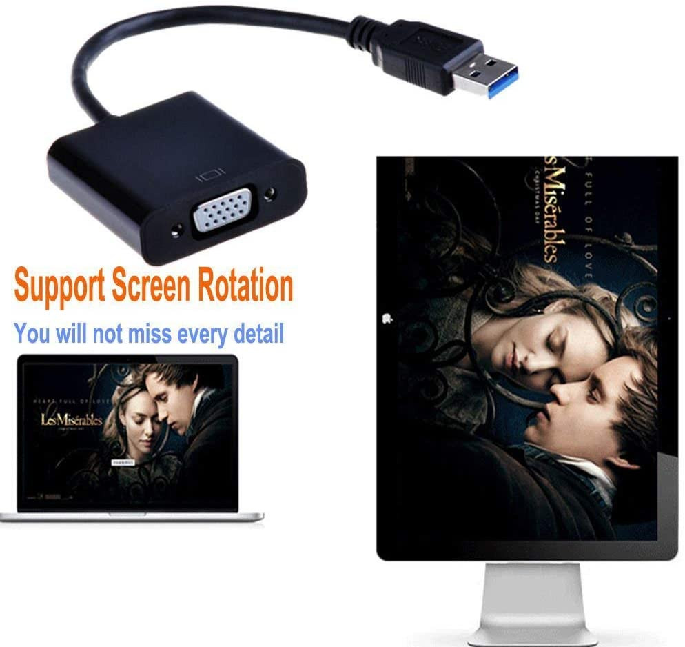 CONVERTISSEUR ADAPTATEUR USB 3.0 TO VGA – Image 2