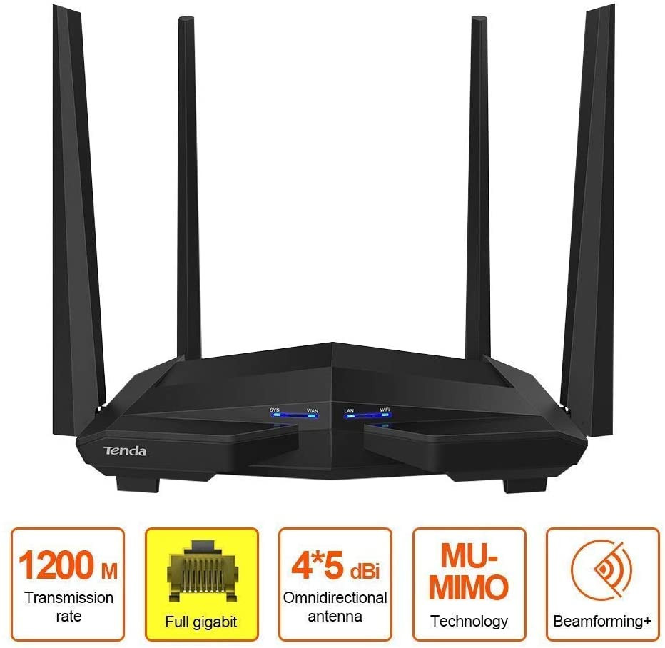 TENDA WIRELESS AC1200 ROUTER TDE-AC10 – Image 5