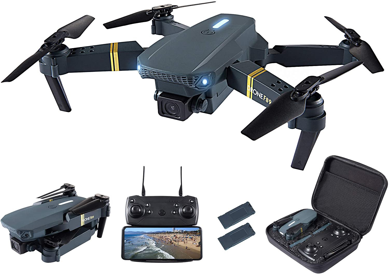 Drone CHUBORY pour débutants Drones WiFI FPV (CHUBORY F89)