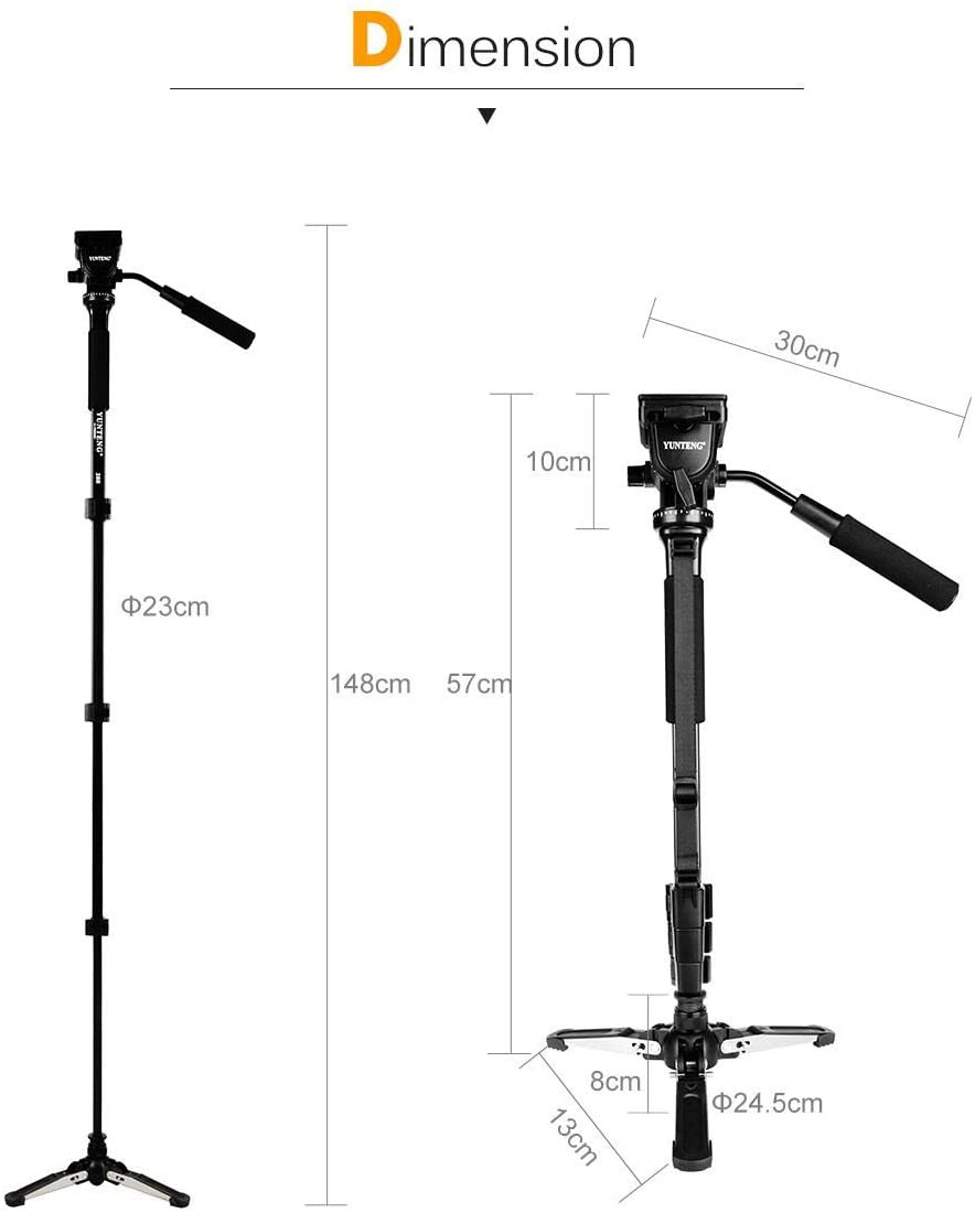 YUNTENG TRIPIED CAMERA VCT-288 – Image 6