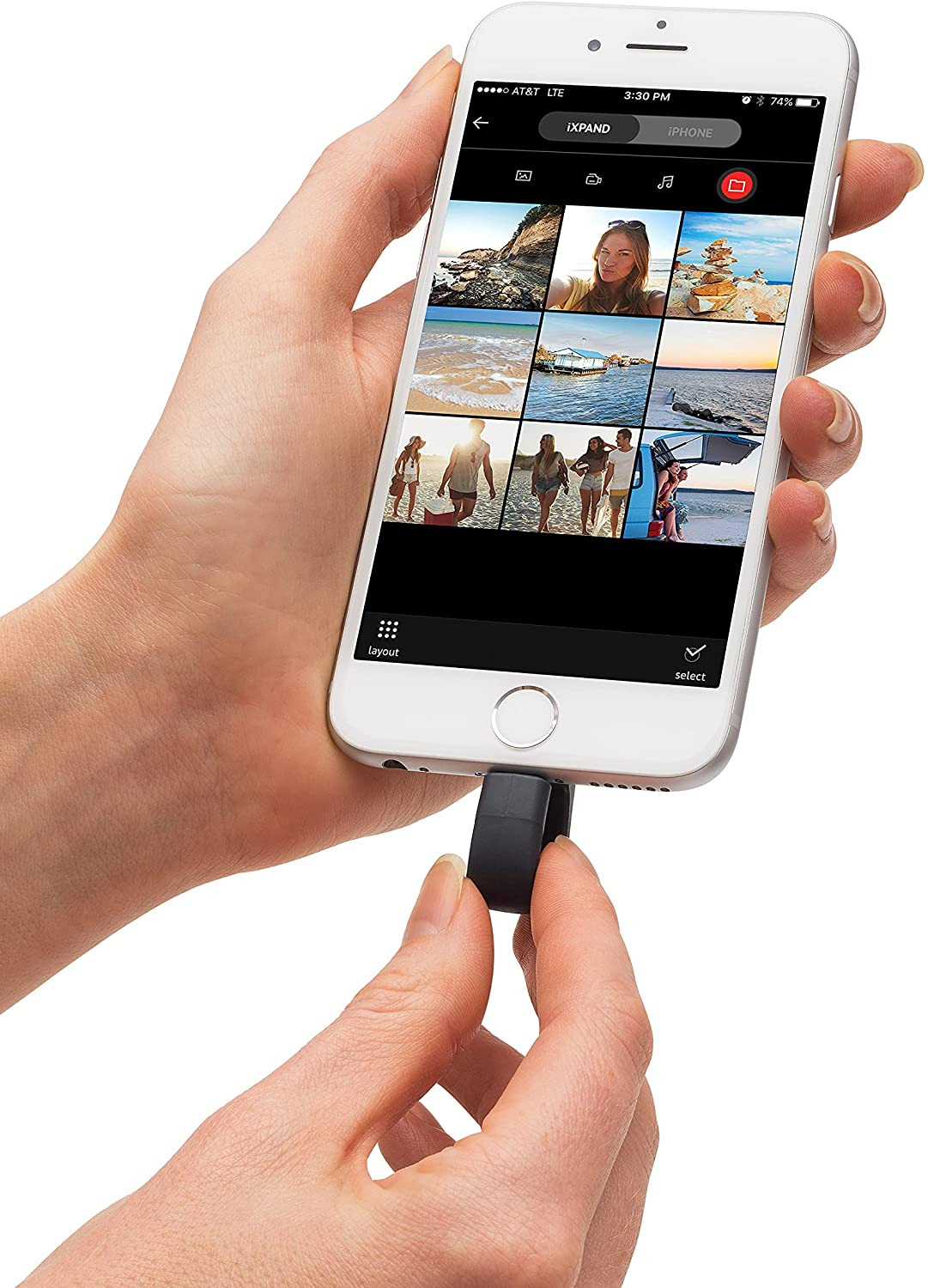 SANDISK CLE USB 16GB - 32 GB - 64 GB - 128GB IXPAND MINI FLASH DRIVE – Image 4