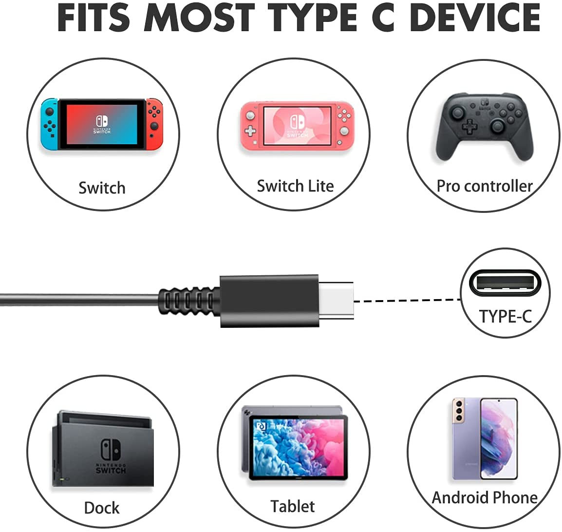 NINTENDO CHARGEUR NINTENDO SWITCH/ FOR SWITCH ADAPTER ORIGINAL – Image 2