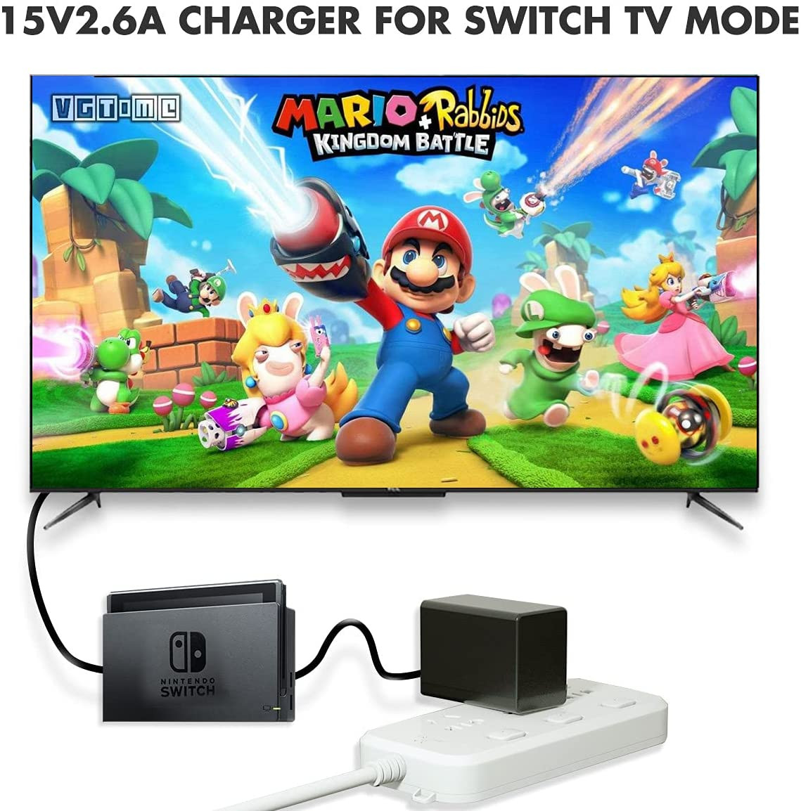 NINTENDO CHARGEUR NINTENDO SWITCH/ FOR SWITCH ADAPTER ORIGINAL – Image 3