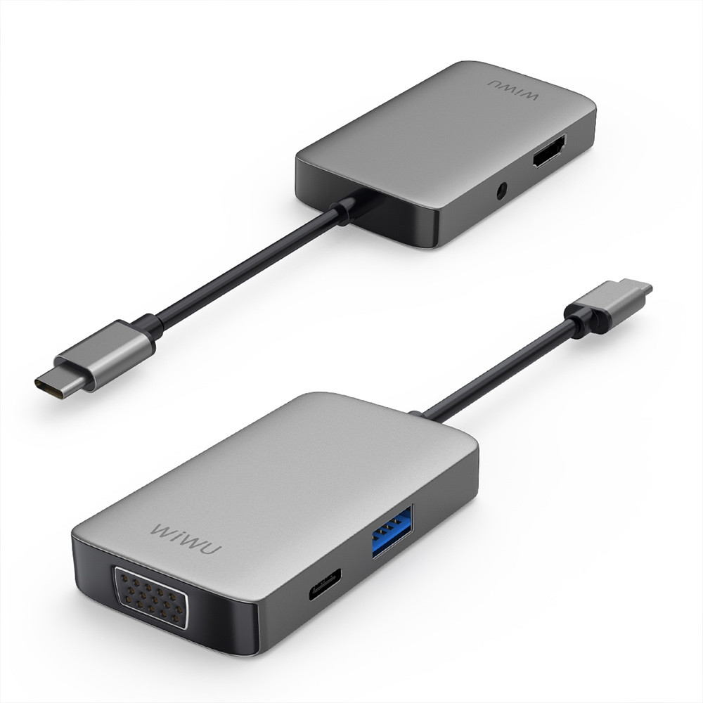 WIWU ALPHA 5 IN 1 USB-C HUB A513HVP – Image 3