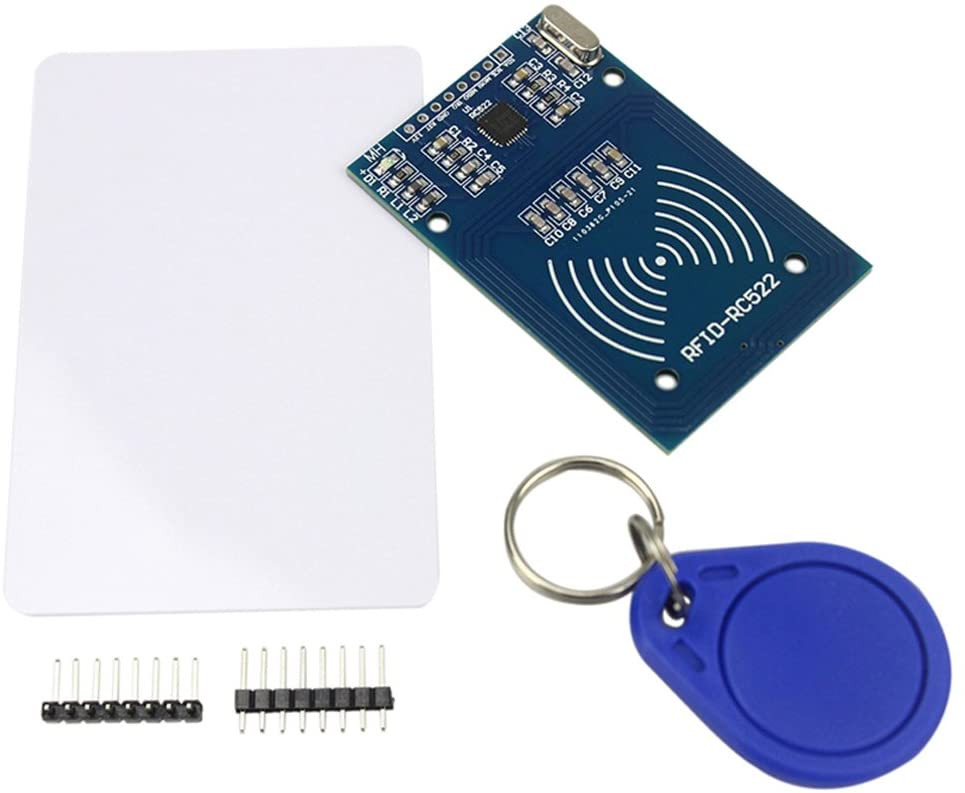 Module RFID RC522 MFRC-522 13,56 MHz – lecteur carte MIFARE S50 avec badge et porte-clés pour Arduino ESP32 – Image 2