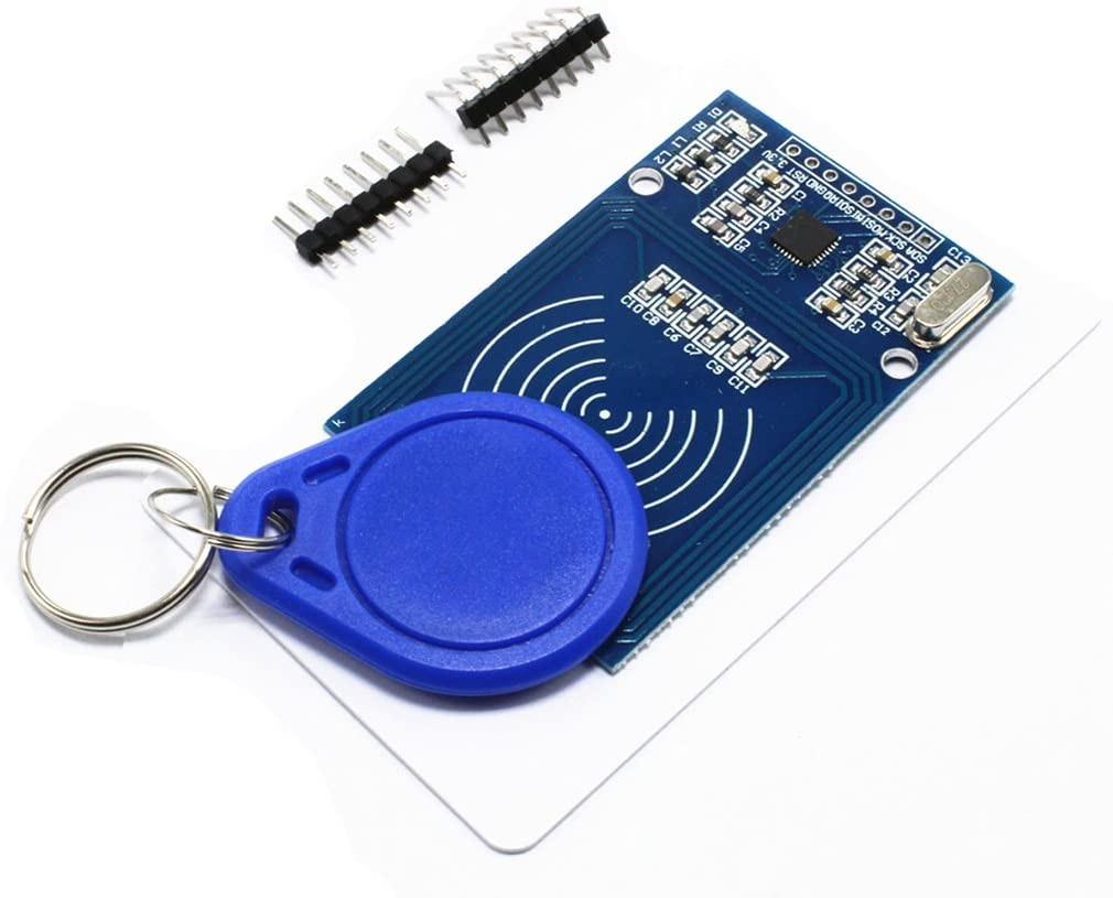 Module RFID RC522 MFRC-522 13,56 MHz – lecteur carte MIFARE S50 avec badge et porte-clés pour Arduino ESP32 – Image 3