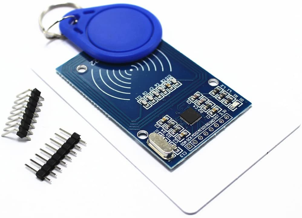 Module RFID RC522 MFRC-522 13,56 MHz – lecteur carte MIFARE S50 avec badge et porte-clés pour Arduino ESP32 – Image 4