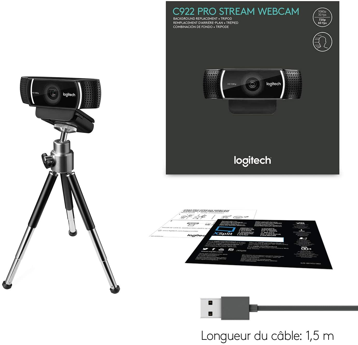 Logitech webcam HD C922 – Image 2