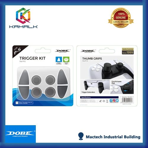 Kit de déclenchement Dobe TP5-0513 pour PlayStation 5 (PS5) - Noir