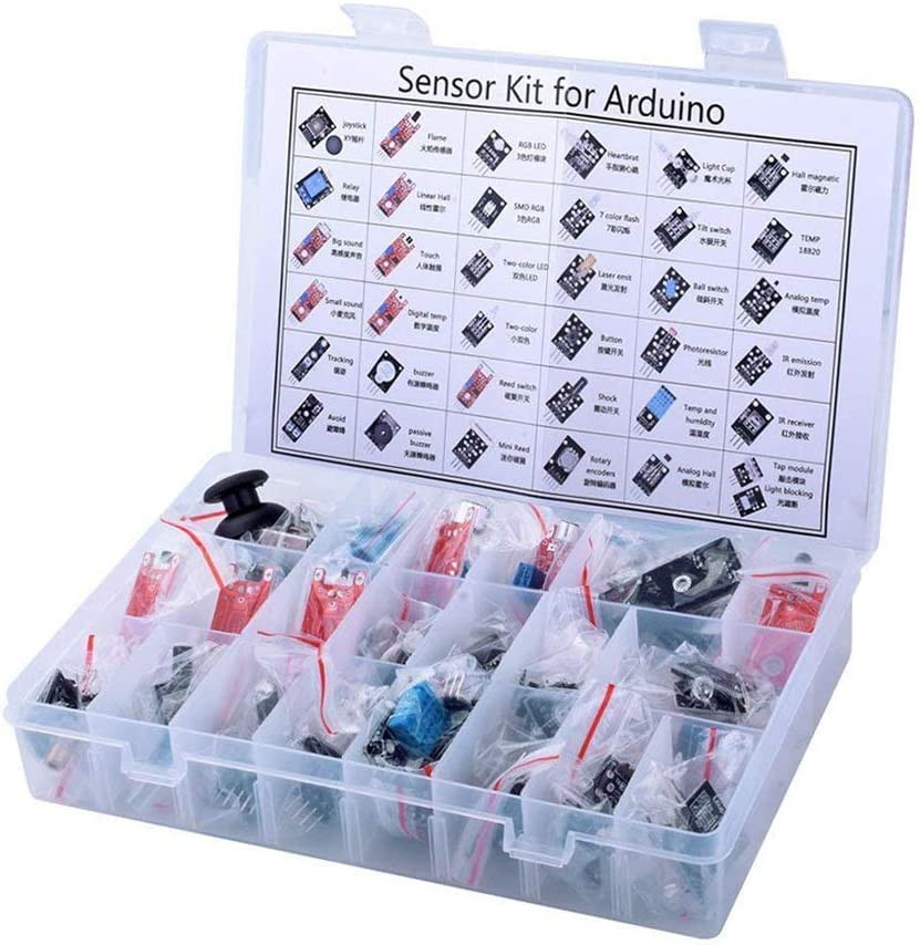 Kit d'assortiment de 37 capteurs HiLetgo Kit de projets de robot pour Arduino Raspberry pi