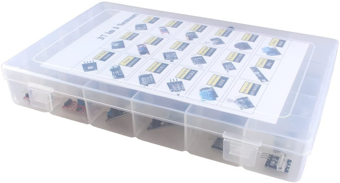 Kit d'assortiment de 37 capteurs HiLetgo Kit de projets de robot pour Arduino Raspberry pi – Image 2