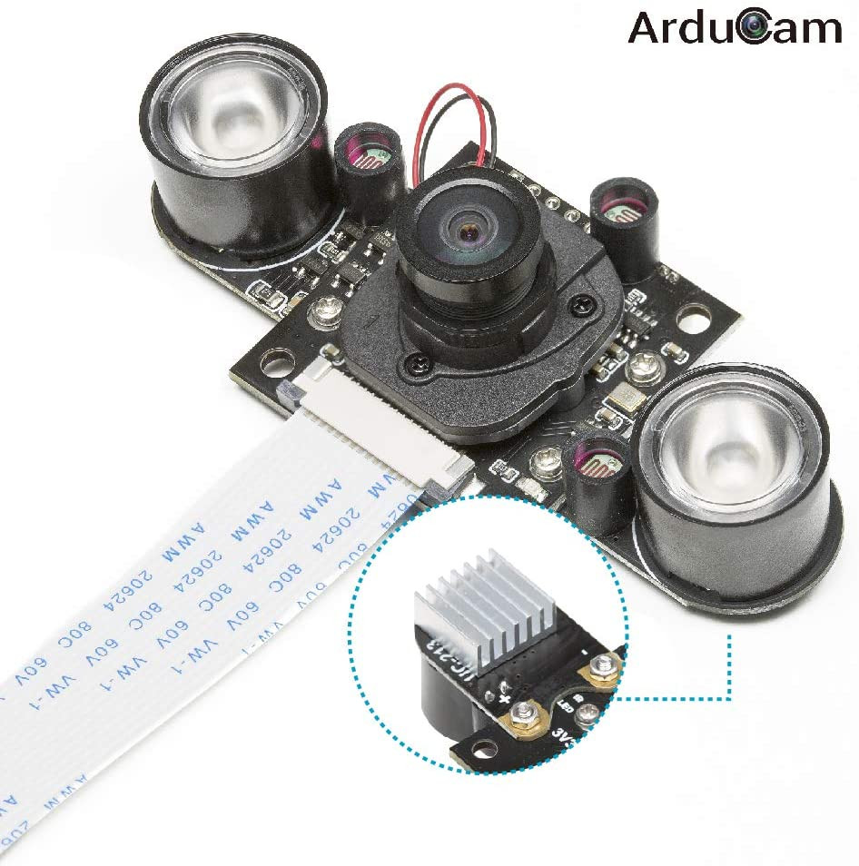 Caméra jour/nuit automatique Arducam pour Raspberry Pi – Image 4