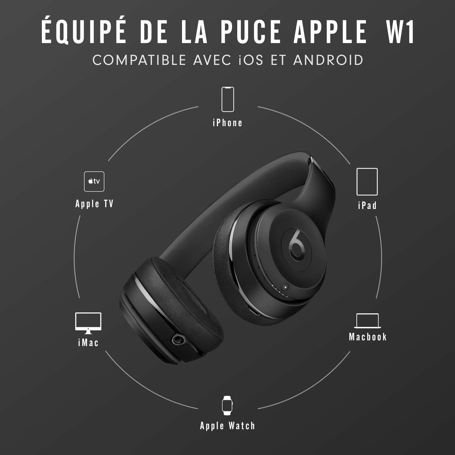Casque Supra-auriculaire Beats Solo3 sans Fil – Image 7