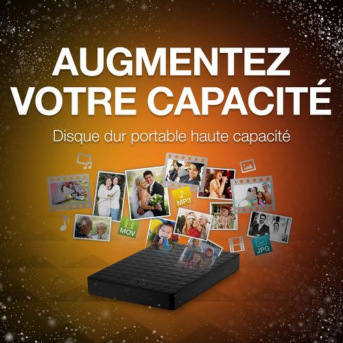 Alternative view of SEAGATE DISQUE DUR HDD 1TB EXTERNE