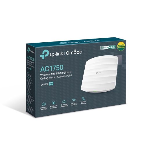 Point d'accès WiFi AC1750 MU-MIMO Gigabit plafonnier EAP265 HD