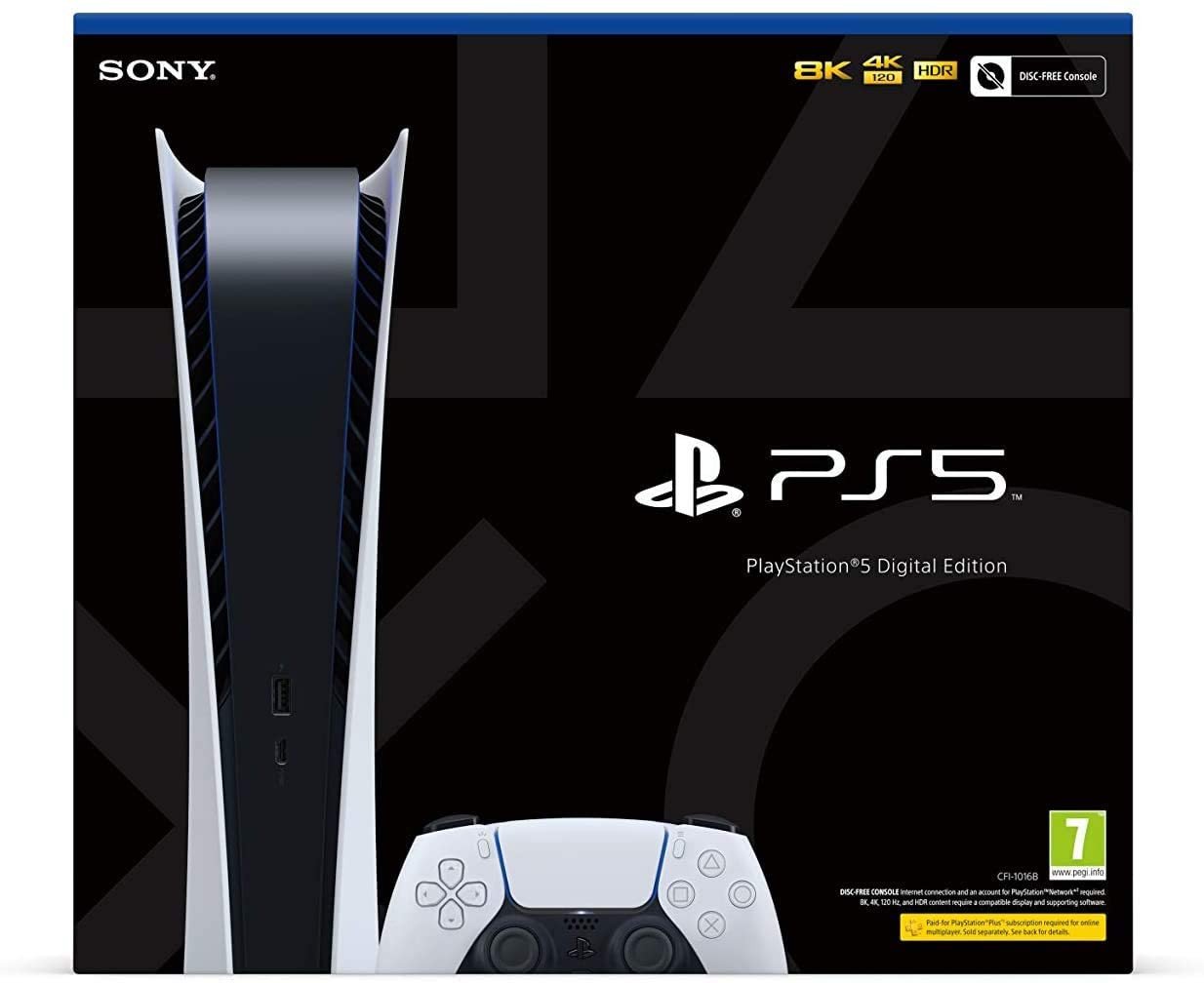 SONY PLAYSTATION 5/PS5 MACHINE DIGITAL EDITION