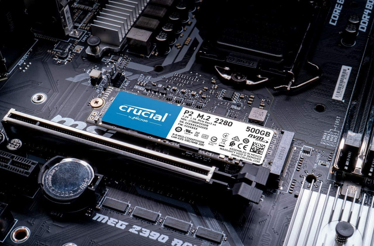 CRUCIAL SSD M2 500GB P2 NVME M.2 SOLID STATE DRIVE – Image 3
