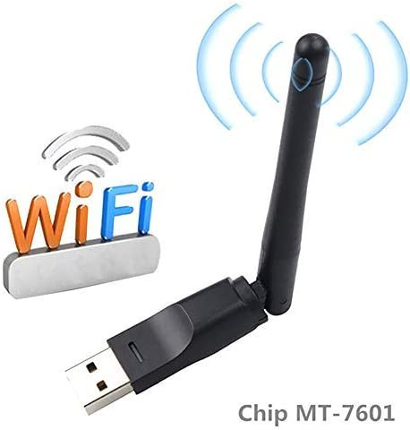 CLE WIFI AVEC ANTENNE MT-7601 2DB CLE STAR SAT POUR DECODEUR