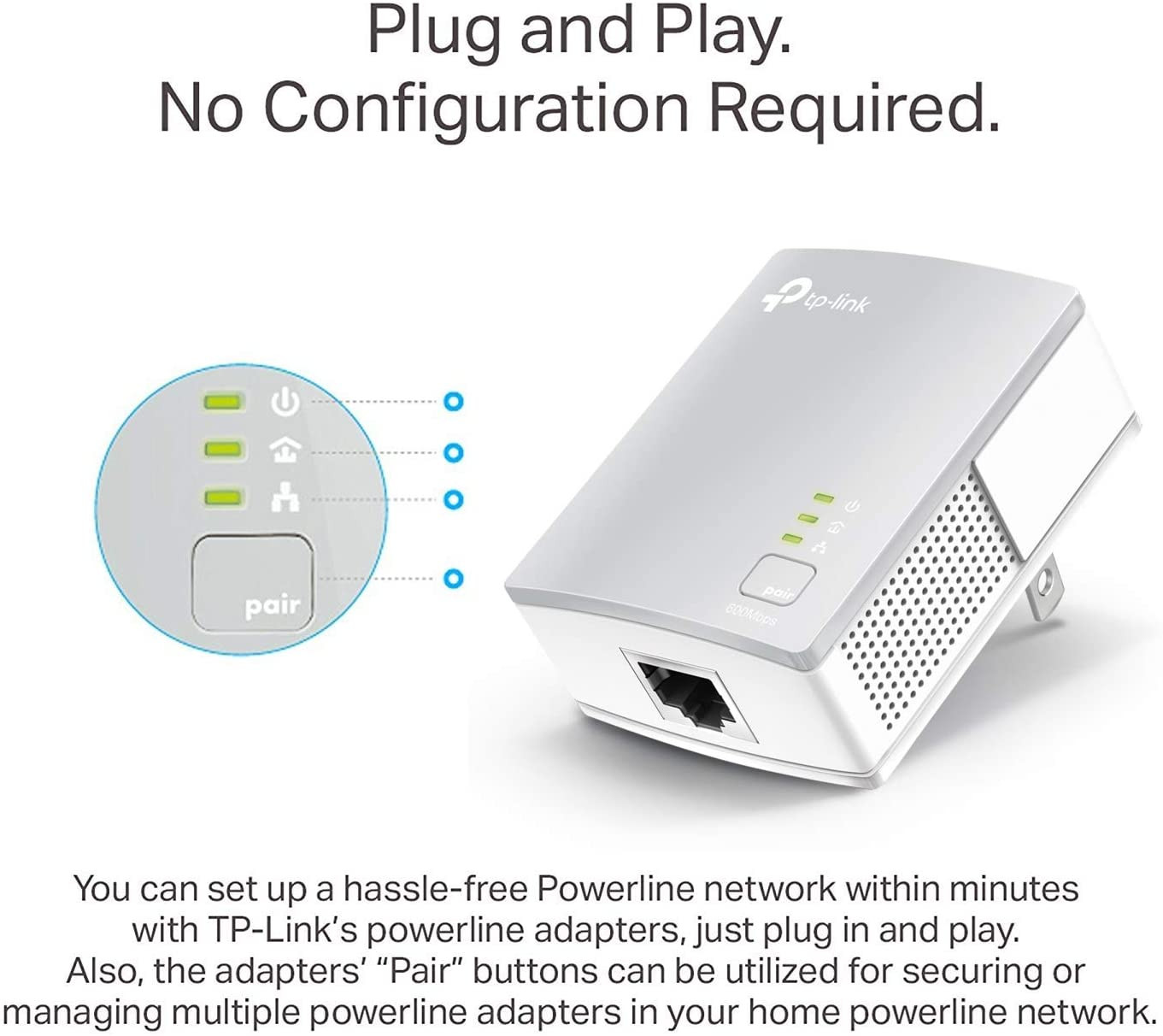Adaptateur Ethernet CPL TP-Link AV600 – Image 3