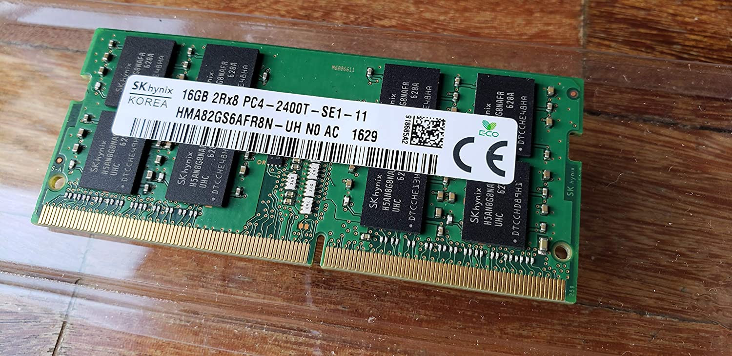 SK HYNIX DDR4 16GB 2Rx8 PC4-2400T-SE1-11 LAPTOP VRAGUE – Image 2