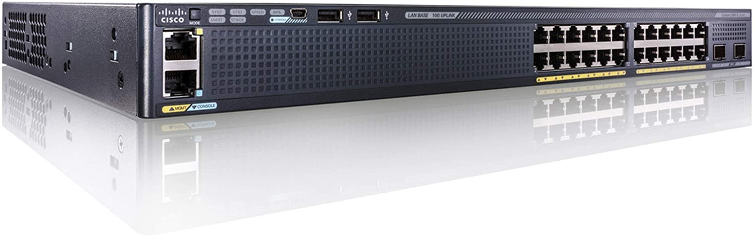 SWITCH CISCO CATALYST 2960 / WS-C2960X-24TS-L / ANATEL 24PORT GIGABIT