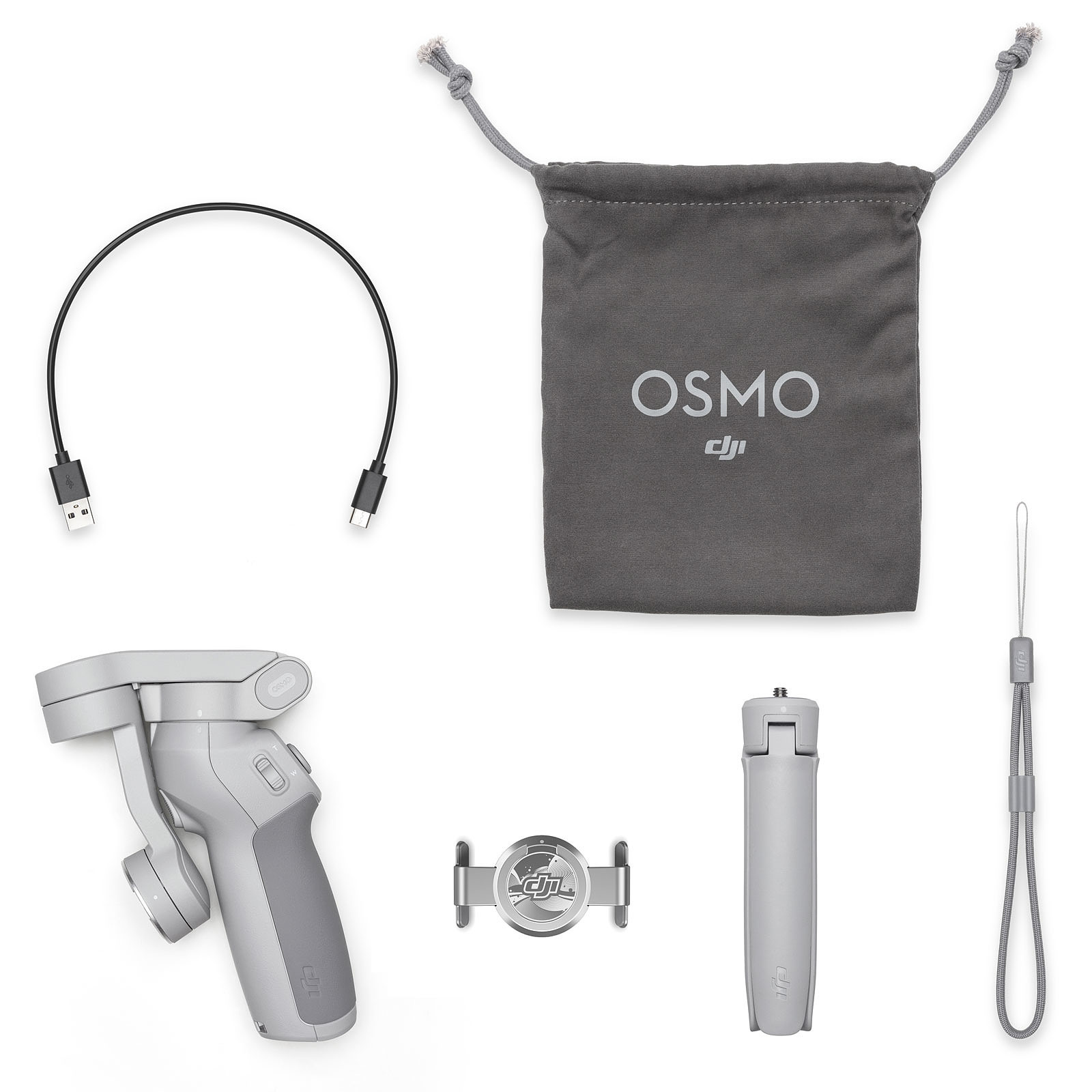 DJI Osmo Mobile 4 SE Stabilisateur pour smartphone - Pliable - Attache magnétique – Image 3
