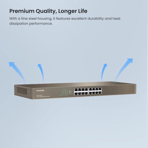 Alternative view of Tenda SWITCH TEG1016G
