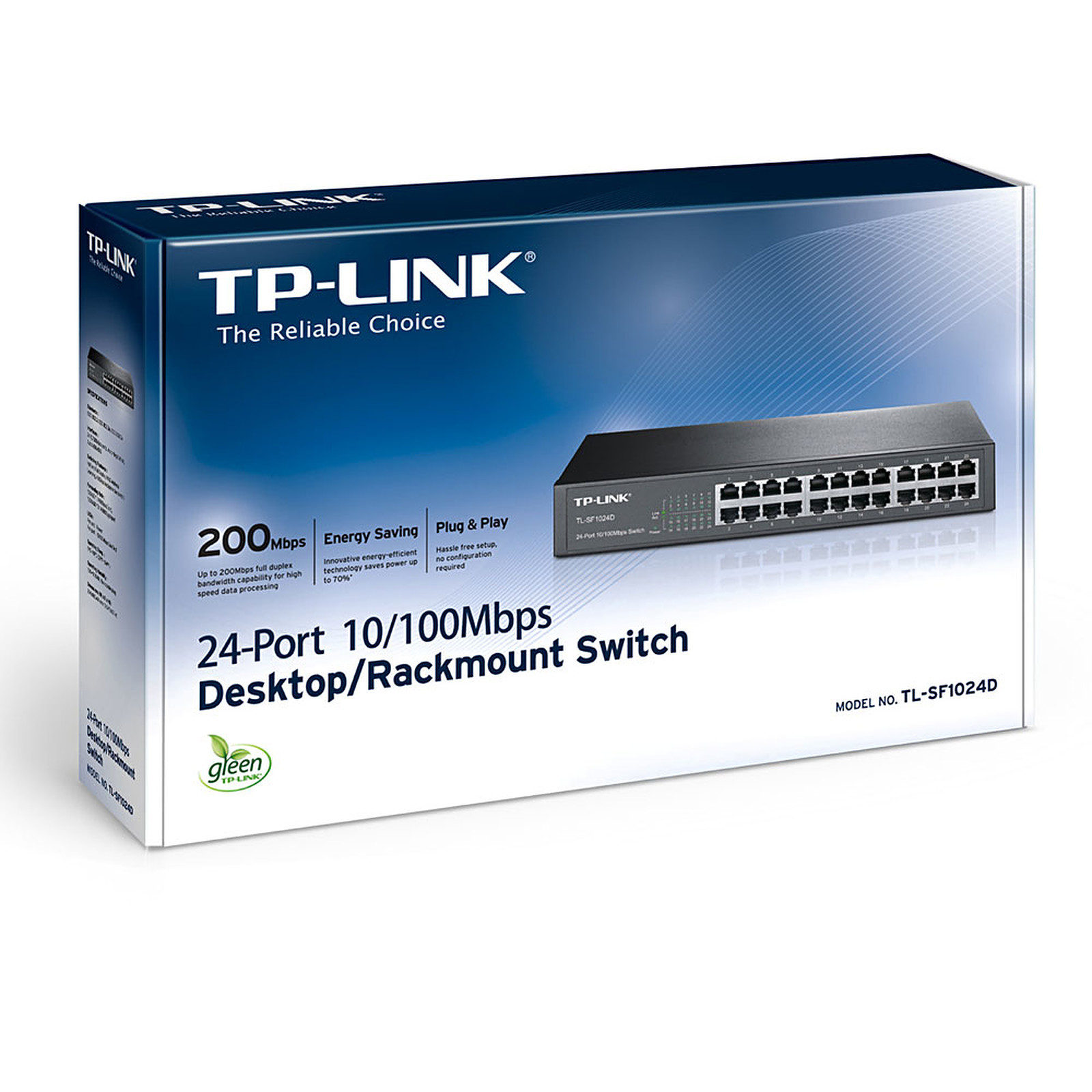 TP-LINK TL-SF1024D SWITCH 24 PORTS 10/100MBPS
