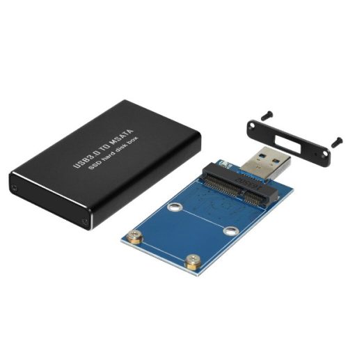Alternative view of BOITIER DISQUE DUR SSD USB3.0 TO MSATA SSD HARD DISK BOX LS-721M