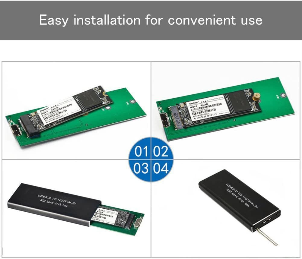 Boitier Disque Dur SSD USB3.0 TO M.2 (NGFF) – Image 7