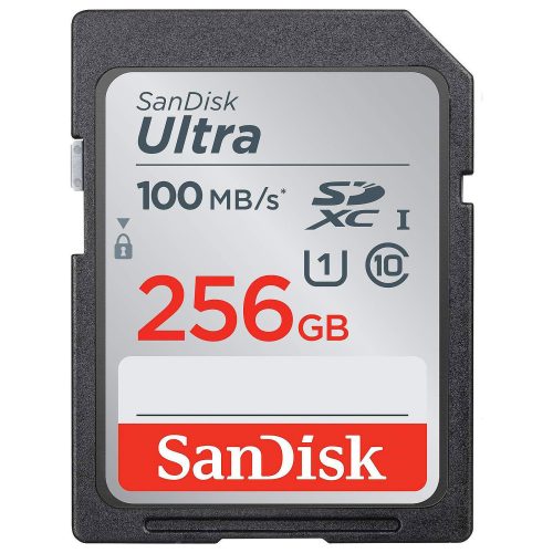SANDISK CARTE MEMOIRE SD 256GB ULTRA SDHC UHS-I CARD CLASS 10 80MB/S