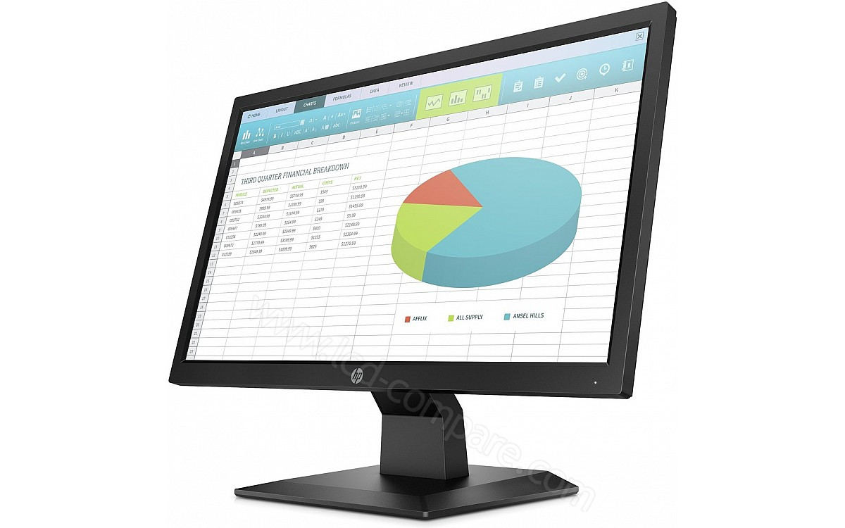 HP ECRAN ORDINATEUR P204V MONITEUR 20 POUCES – Image 2