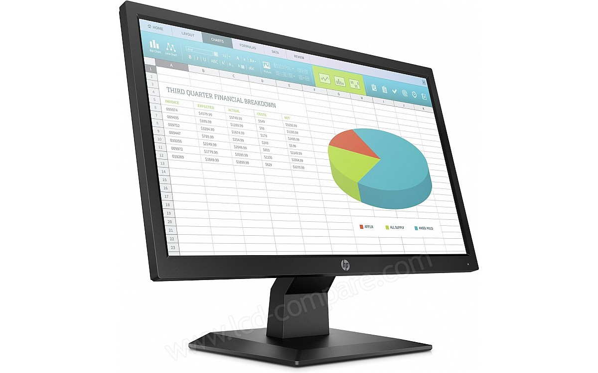 HP ECRAN ORDINATEUR P204V MONITEUR 20 POUCES – Image 3