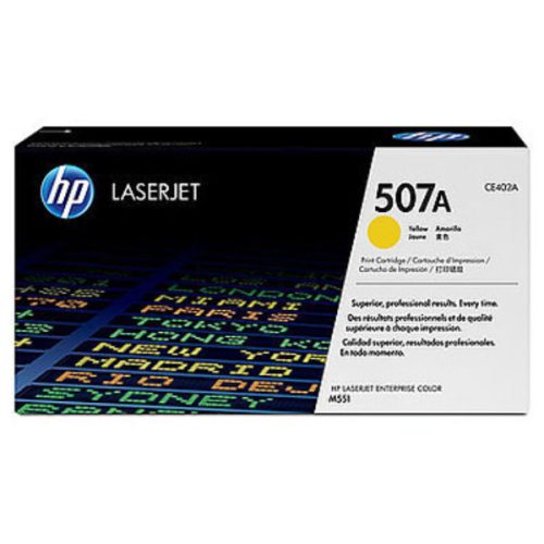 HP 507A (CE402A) Jaune - Original