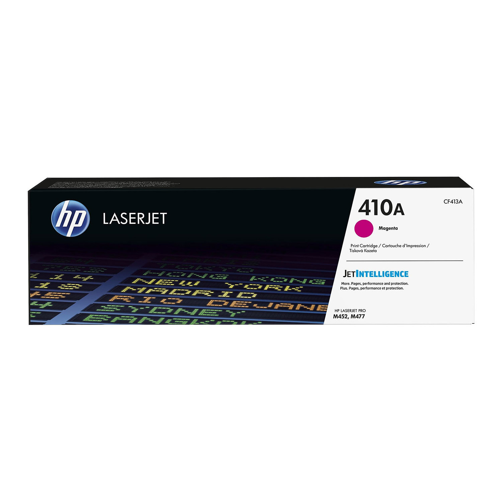 HP 410A (CF410A) Toner Noir, Jaune, Rouge, Bleue Authentique pour HP LaserJet Pro M452/M477 – Image 3
