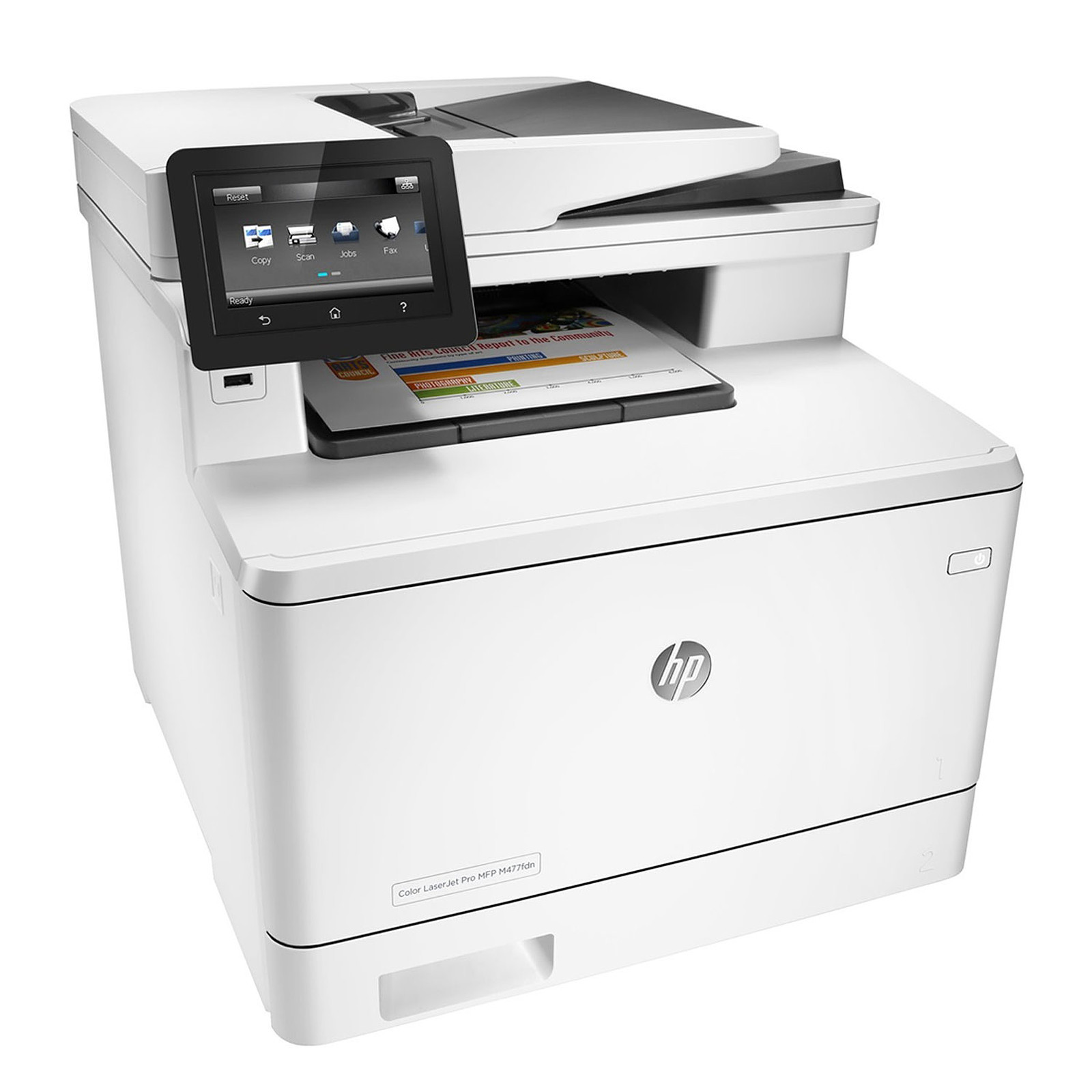 HP Color LaserJet Pro MFP M477fdn IMPRIMANTE MULTIFONCTION LASER 4-EN-1 COULEUR RECTO/VERSO AUTOMATIQUE (USB 2.0/ETHERNET) – Image 2