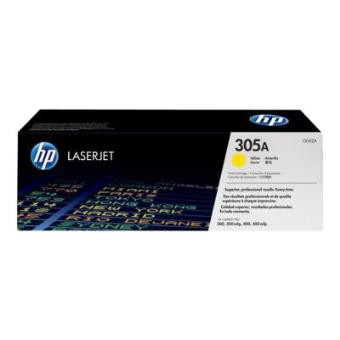 HP 305A (CE412A) Jaune - Original – Image 2