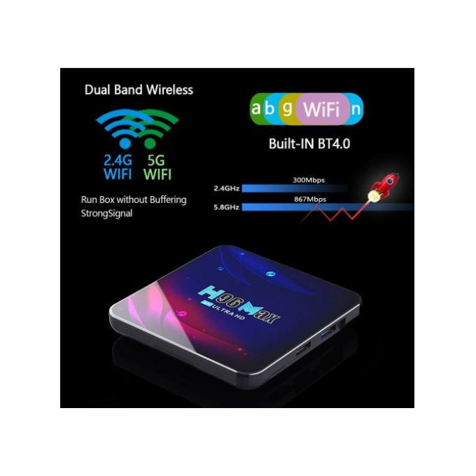 BOX ANDROID BOX TV H96 MAX 2/16 – Image 3