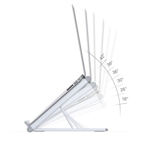 Alternative view of PORTABLE LAPTOP TABLET STAND JP-2 / SUPPORT ORDINATEUR PORTABLE