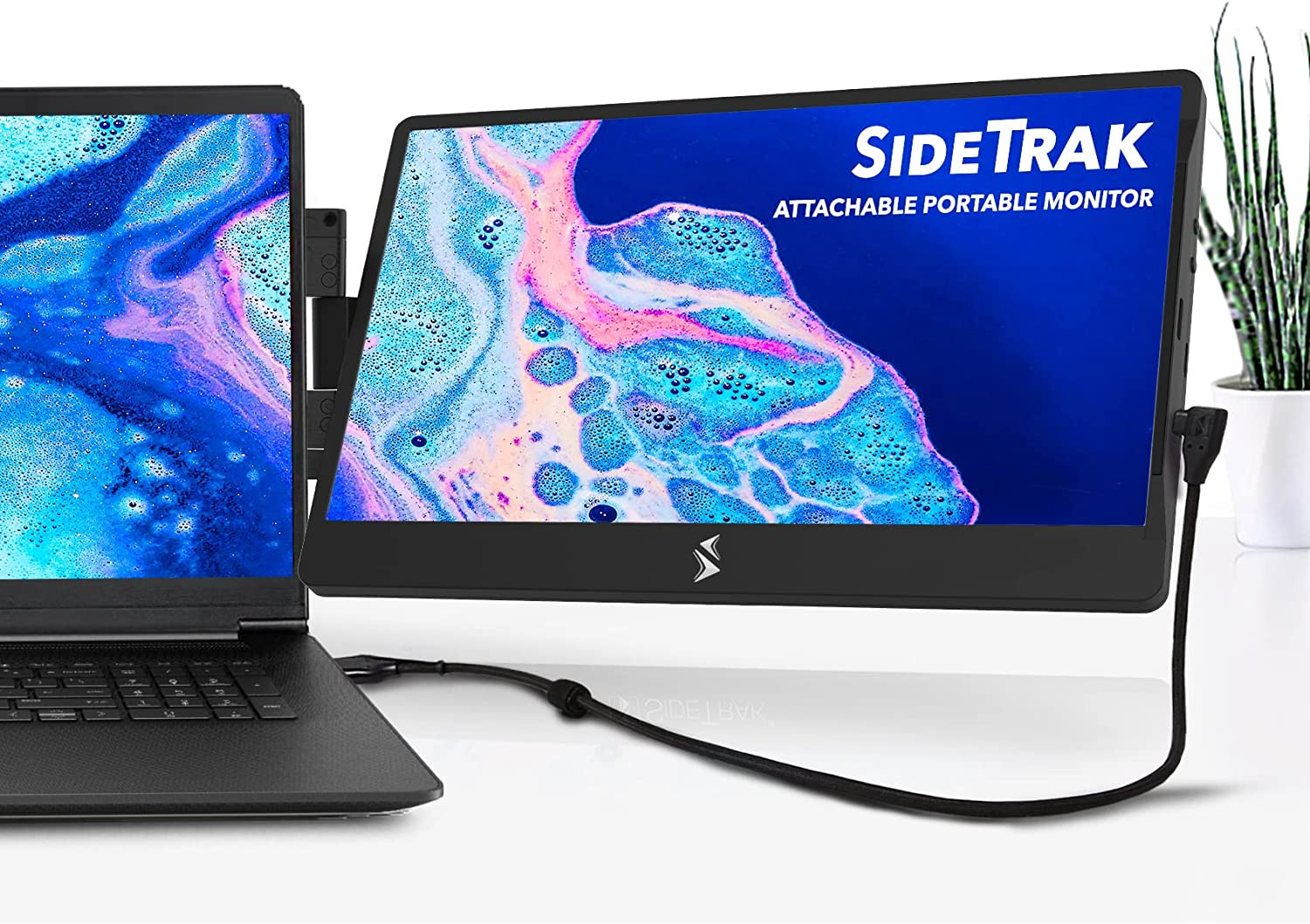 Ecran d'ordinateur portable | Compatible avec Mac, PC et Chrome | Alimenté par USB ou Mini HDM