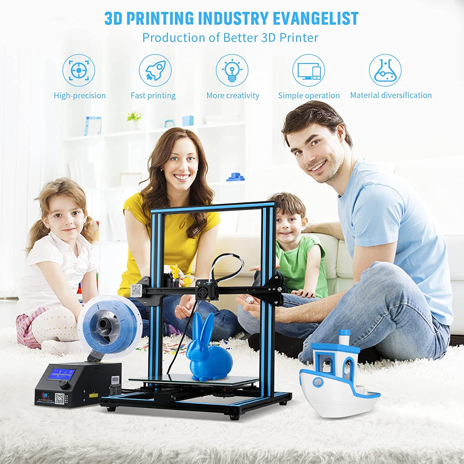 Creality 3D CR-10 Grande imprimante 3D FDM – Image 2