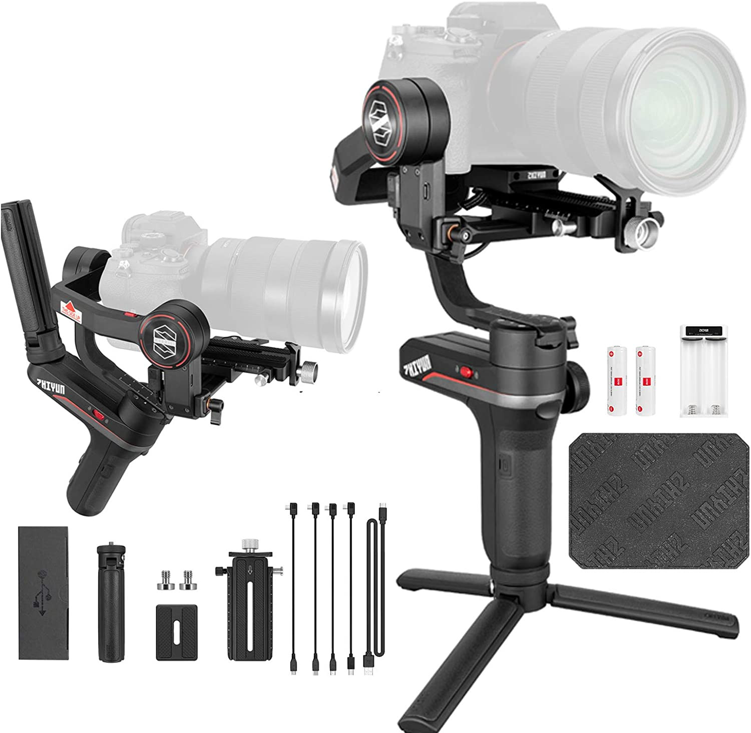 Zhiyun Weebill S Stabilisateur 3 axes - Bluetooth 5.0 - Ecran OLED