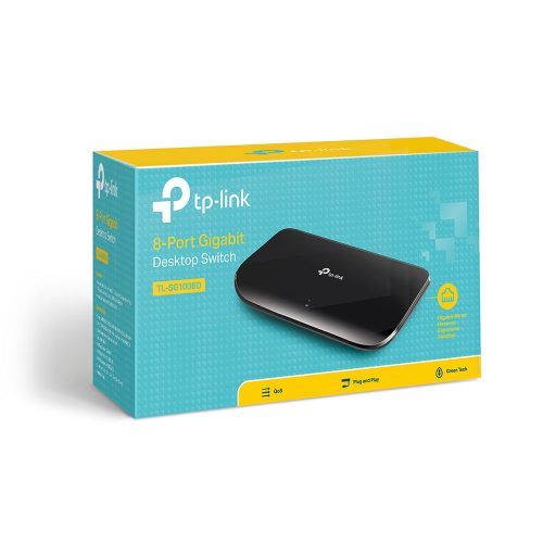 TP-LINK SWITCH 8 PORTS GIGABIT TL-SG1008D