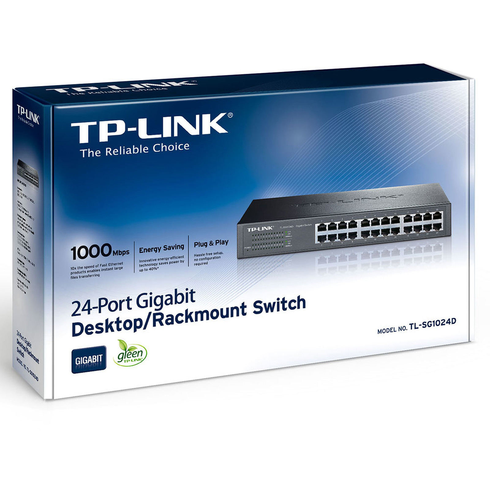 TP-LINK TL-SG1024D SWITCH 24 PORTS GIGABIT
