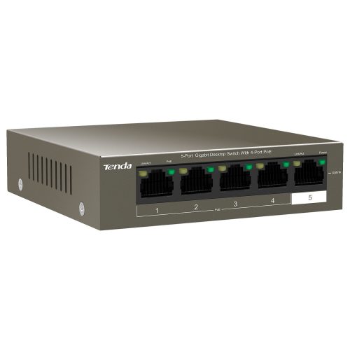 Alternative view of TENDA TEG1105P-4-63W Switch 4 ports Gigabit PoE