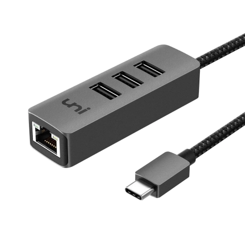 EHUB01  Unet | Concentrateur USB-C (4 en 1) | USB 3.0