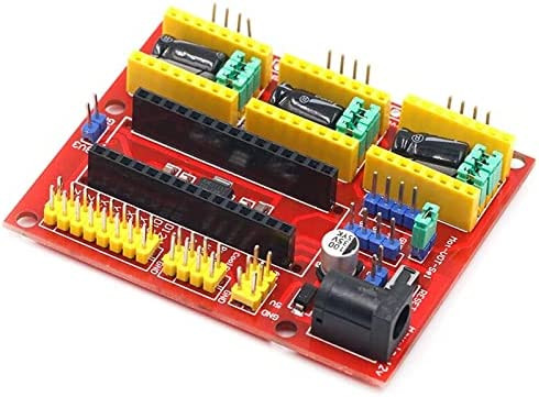 CNC Shield V4 pour Machine de Gravure Imprimante 3D A4988 Carte d'Extension de Pilote pour Arduino Nano DIY KIT – Image 3